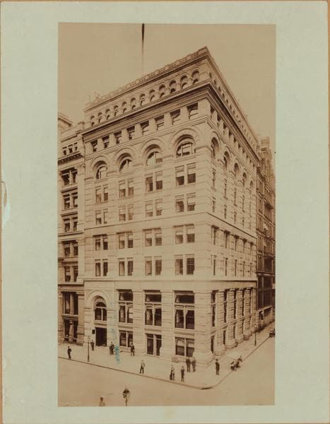 Manhattan: Wall Street - William Street, 1890