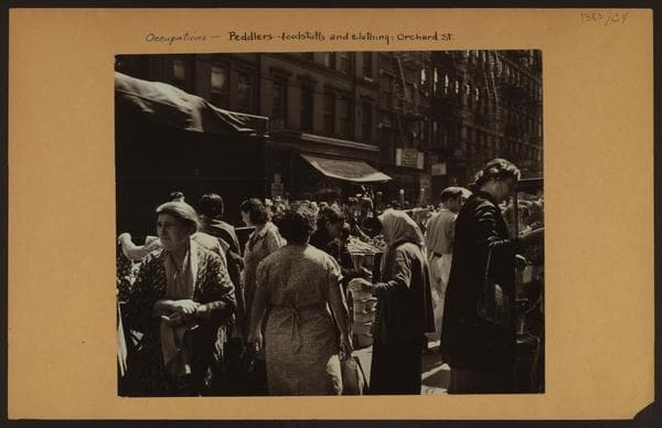Occupations - Peddlers - Foodstuffs and Clothing., 1937