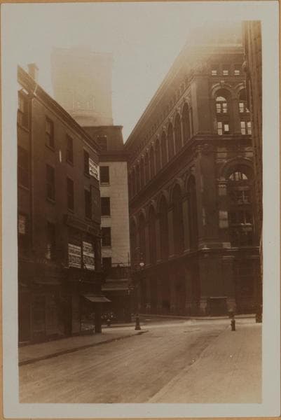 Manhattan: Beaver Street - New Street, 1920