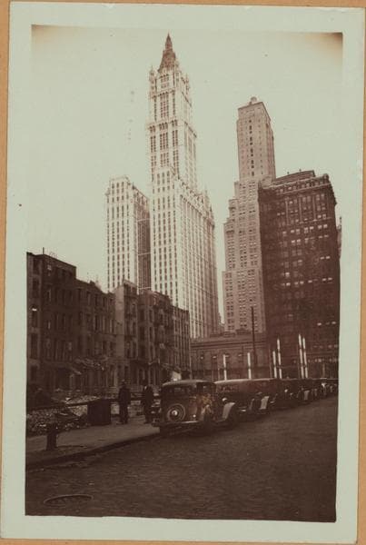 Manhattan: Vesey Street - West Broadway, 1933