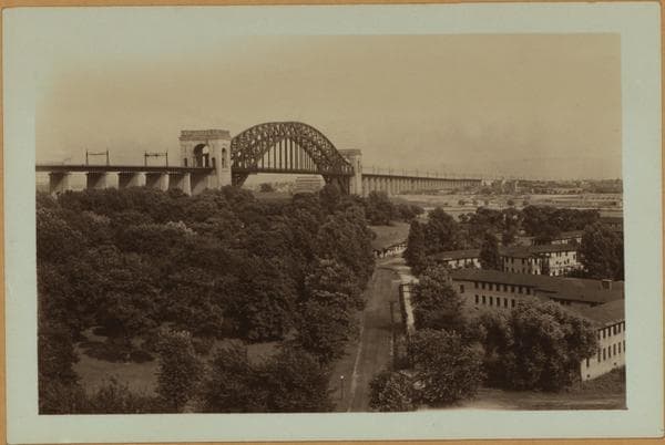 Bridges - Hell Gate Bridge - [The bridge begins at Port Norris, Bronx, spanning Ward's and Randall's Islands, to Astoria, Queens.], 1936