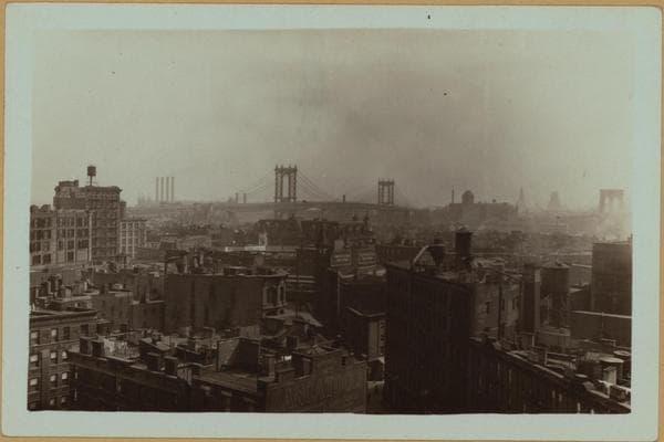 General view - East side of Lower Manhattan., 1929