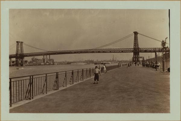 Bridges - Williamsburg Bridge - [East River - Manhattan end.], 1937–1939