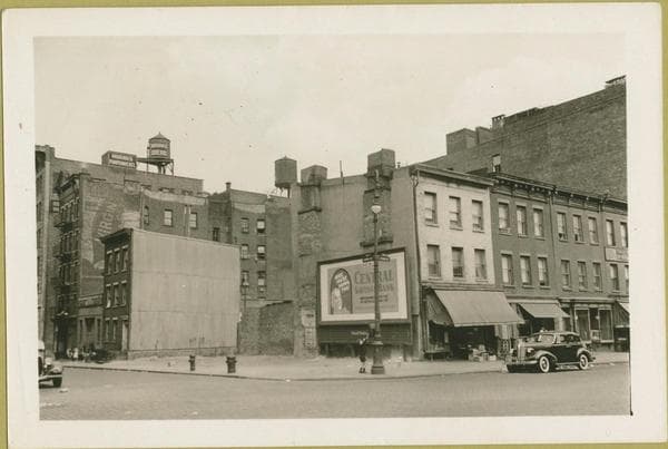Lewis Street - Grand Street, northwest corner, 1939-05-07