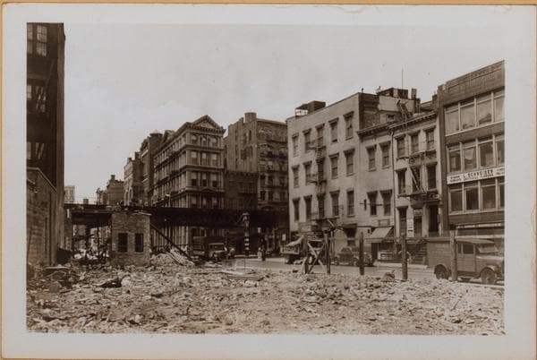 Manhattan: 2nd Street - Bowery, 1938