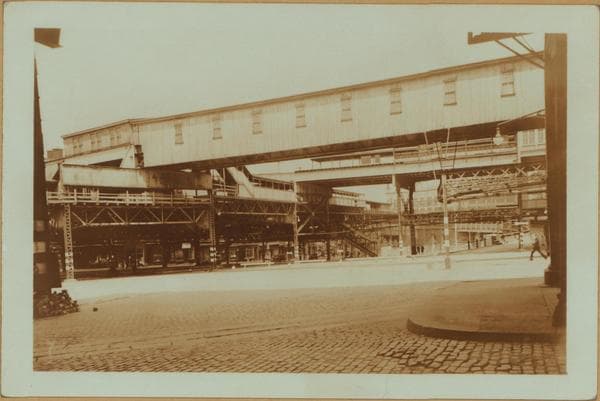 Bridges - Brooklyn Bridge - Brooklyn Approach., 1937