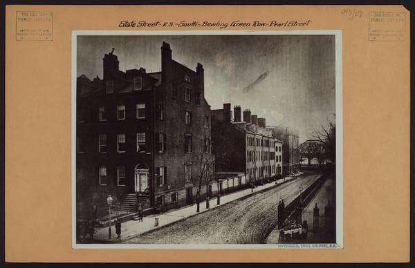 Manhattan: State Street - Bowling Green Row, 1860