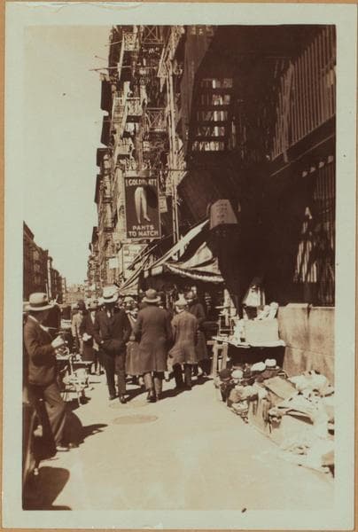 Manhattan: Orchard Street - Delancey Street, 1934