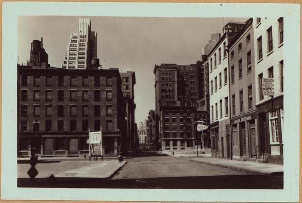 Manhattan: Water Street - Fletcher Street, 1940