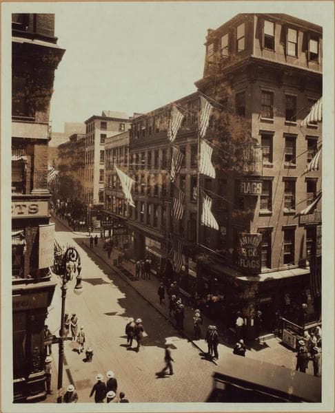Manhattan: William Street - Fulton Street, 1925