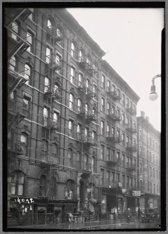 Tenements and storefronts: 543 E. 5th St.-Ave. B, Manhattan, 1935