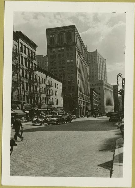 West Broadway - Warren Street, east side looking south, 1939-09-05