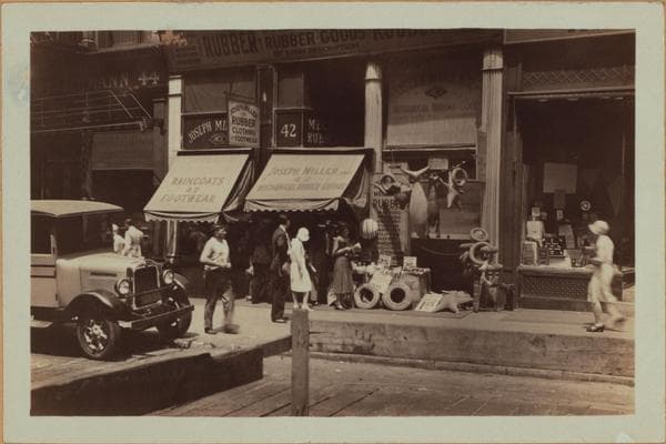 Manhattan: Vesey Street - Church Street, 1930