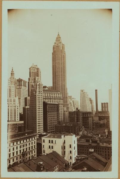 General view - [Manhattan - South Street - Seaman's Institute (West).], 1934