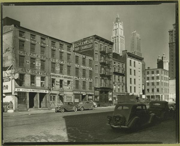 Manhattan: Dey Street - West Street., 1936
