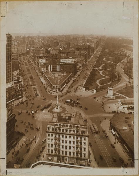 Manhattan: Columbus Circle - [Broadway - 8th Avenue - 59th Street.], 1924