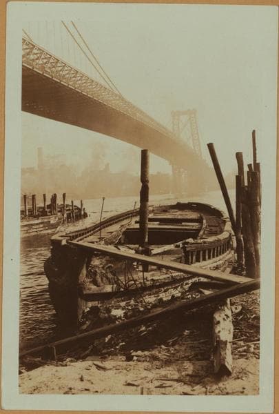 Bridges - Williamsburg Bridge - [Grand Street ferry house.], 1931–1936