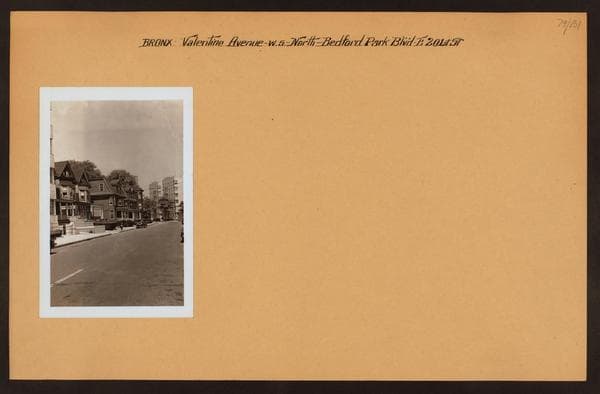 Bronx: Valentine Avenue - Bedford Park Boulevard, 1938