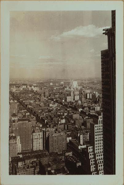 General view - [Manhattan - Lexington Avenue - 42nd Street (East) - Chanin Building.], 1936