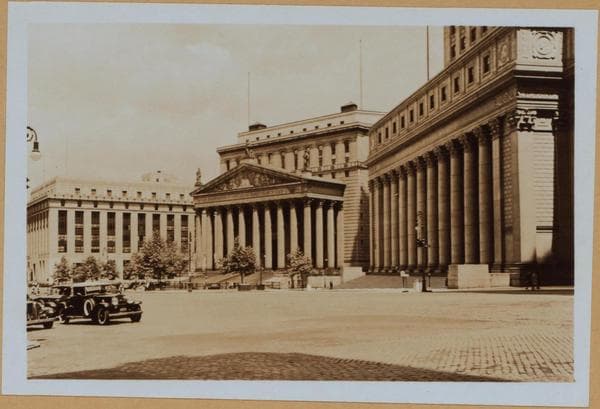 Manhattan: Foley Square - Pearl Street, 1938