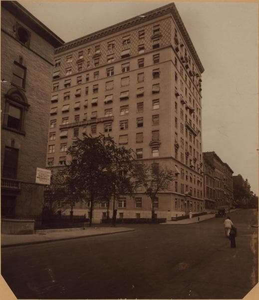 Manhattan: West End Avenue - 93rd Street (West), 1922