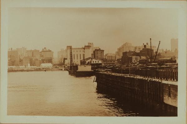 North (Hudson) River - Pier 33., 1930