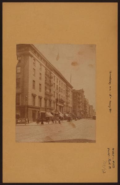 Manhattan: Broadway - Vesey Street, 1890