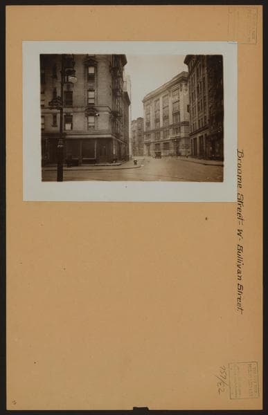Manhattan: Broome Street - Sullivan Street, 1926