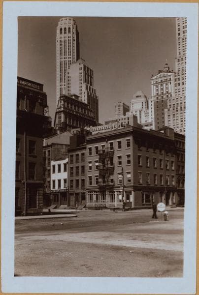 Manhattan: Front Street - Maiden Lane, 1940