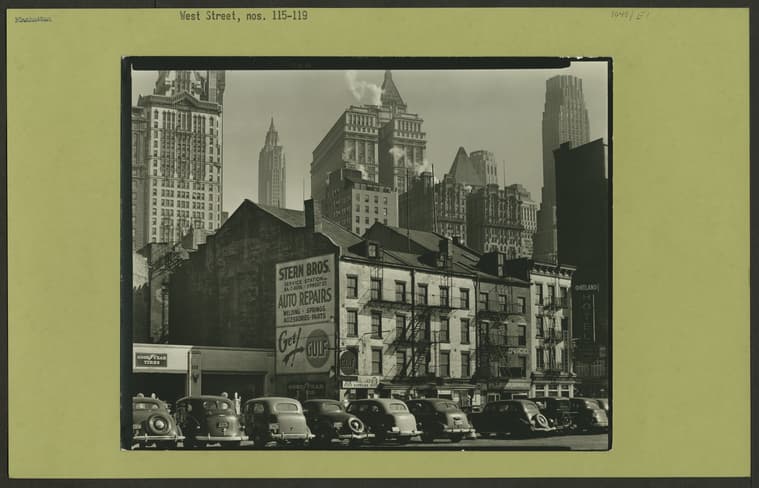 Manhattan: West Street., 1938