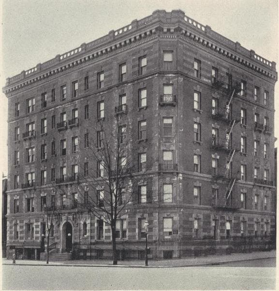 The Grand View, southwest corner St. Nicholas Avenue and 155th Street; Plan of upper floors., 1908