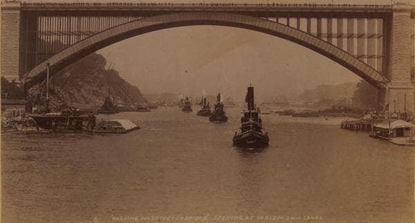 Bridges - Washington Bridge over Harlem River (North).