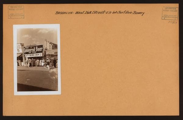 Brooklyn: 16th Street (West) - Surf Avenue, 1936