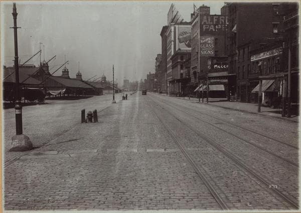 Manhattan: West Street - Franklin Street, 1918