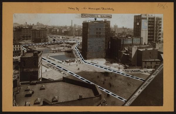 Manhattan: Foley Square - 58th Street, 1916