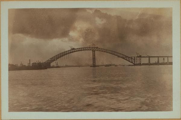 Bridges - Bayonne Bridge - [Construction across Kill Van Kull.], 1930