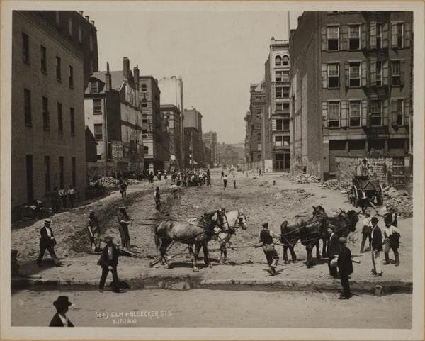 Manhattan: Lafayette Street - Bleecker Street, 1900