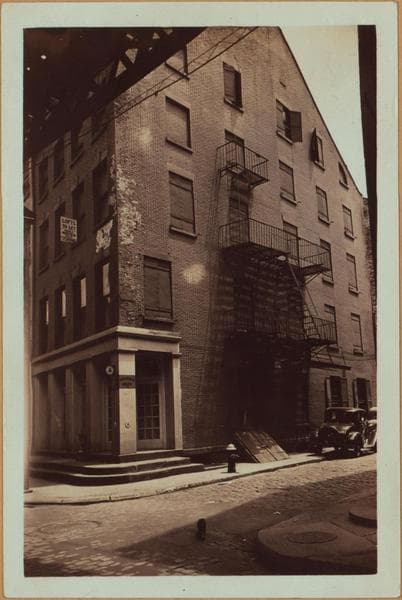 Manhattan: Pearl Street - Fletcher Street, 1935