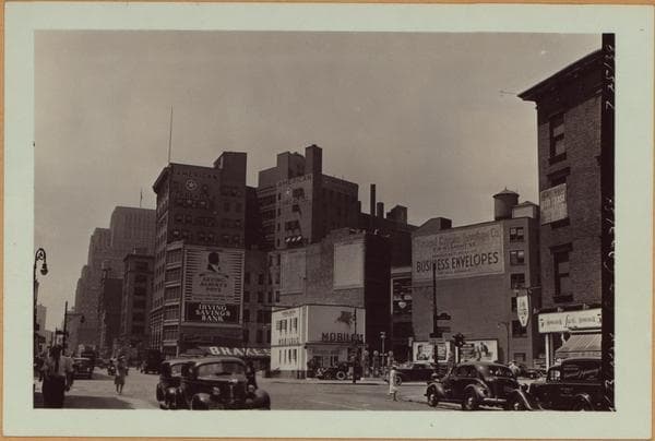 Manhattan: West Broadway - Canal Street, 1939