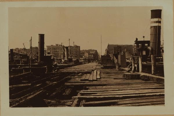 East River - Manhattan - Pier 60 - East 8th Street., 1935