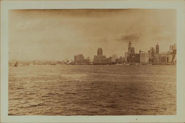 North (Hudson) River - Shore and skyline - Manhattan - Battery - 14th Street., 1930