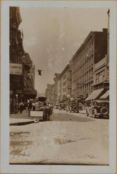 Manhattan: Houston Street (East) - Eldridge Street, 1929