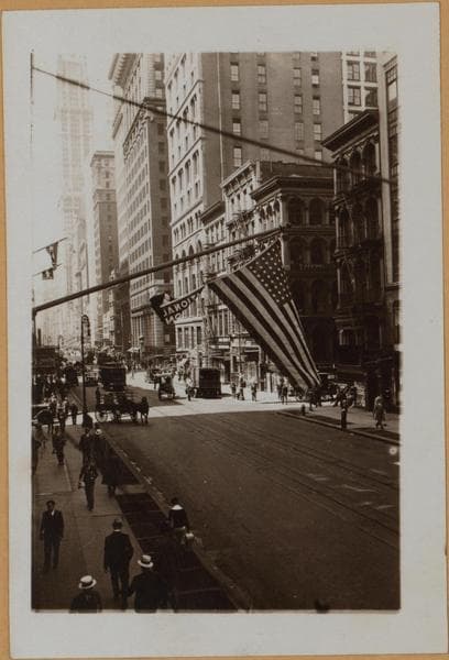 Manhattan: Broadway - Worth Street, 1935