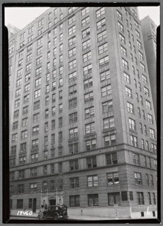 Apartment building with doorman: 697 West End Av- W. 94th St, Manhattan, 1938
