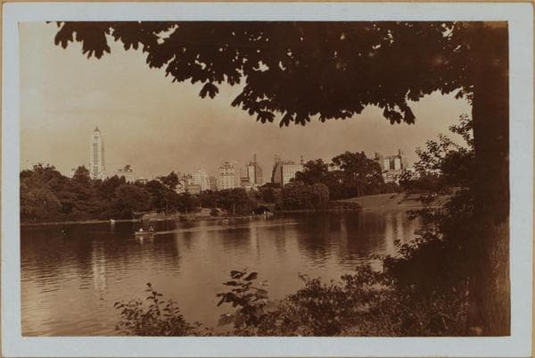 Manhattan: Central Park - The Lake., 1935