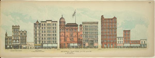 Broadway, East Side. 37th to 40th St., 1899