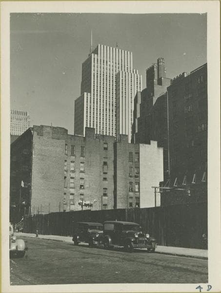 40th Street (East) - Third Avenue, looking northwest, 1938
