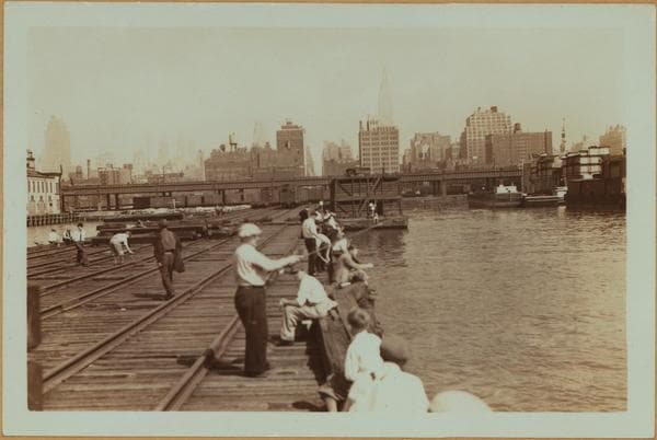 North (Hudson) River - Pier 76., 1934