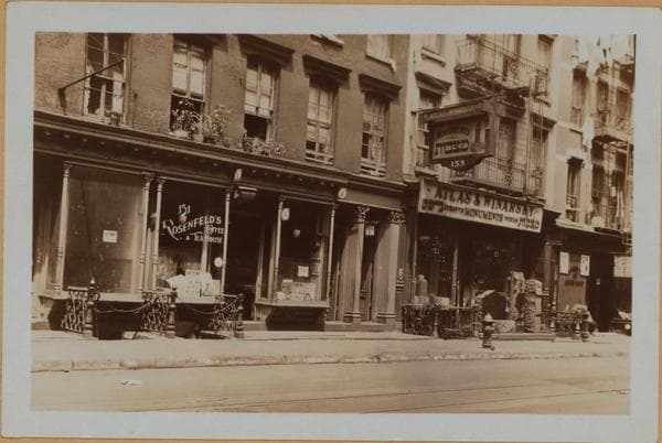 Manhattan: Forsyth Street - Rivington Street, 1929