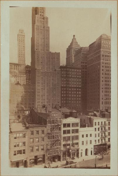 Manhattan: Washington Street - Morris Street, 1929